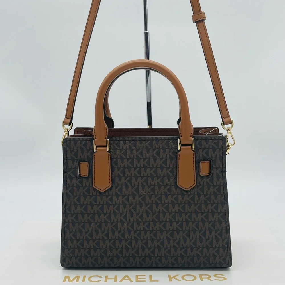 Michael Kors Hamilton Small Satchel Crossbody Bag - Picture 8 of 12